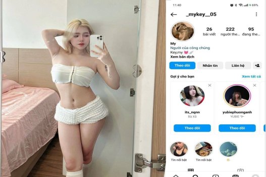 Sex Việt Nam tiktoker Mykey xinh gái