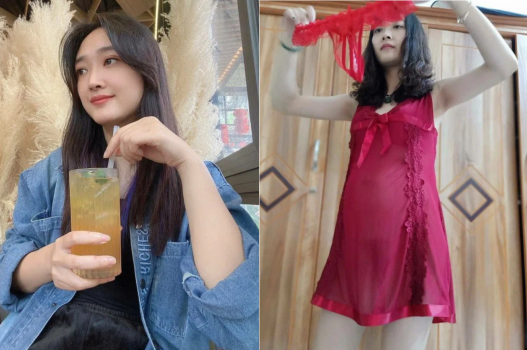Vợ dâm chỉ thích mặc lọt khe khi nện nhau